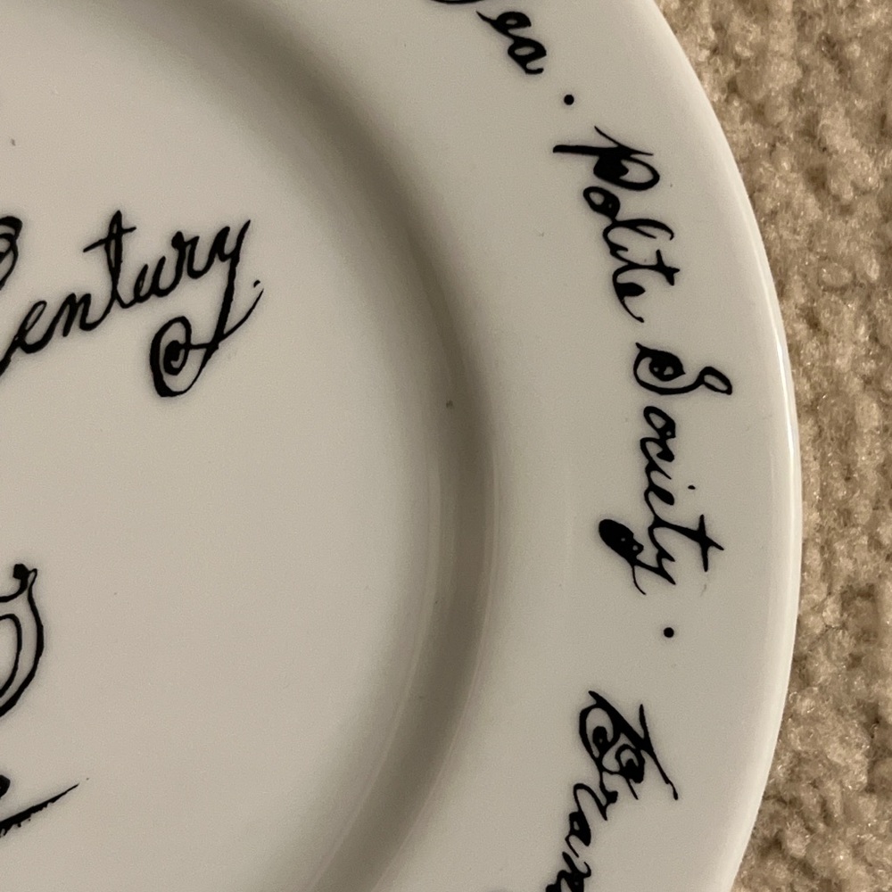 Pottery Barn Millennium SALAD Plate TURN OF THE CENTURY DESSERT APPETIZER - Picture 3 of 4